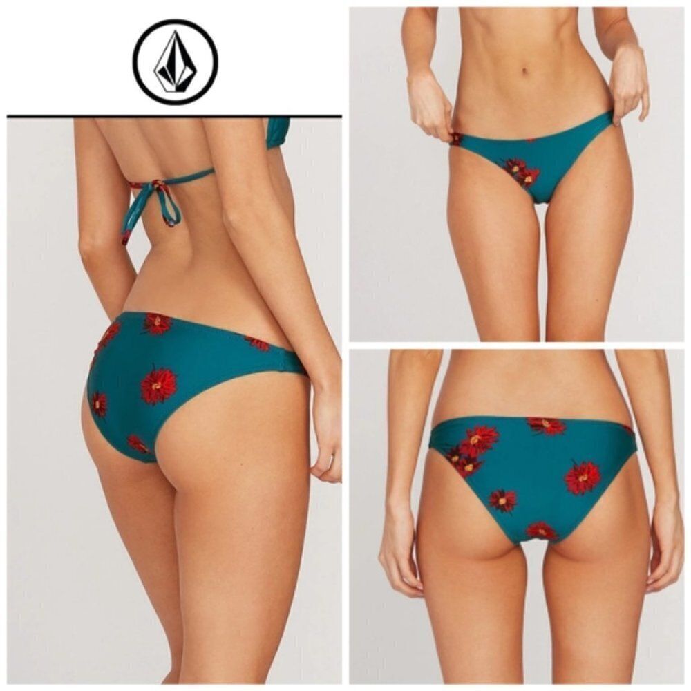 Volcom Floral "Good To Grow" Hipster Bikini Bottoms Sz. XL NWT